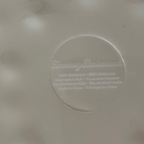 TOMMY BAHAMA Cream Swirl Melamine Serving Bowl 11" - Picture 16 of 16